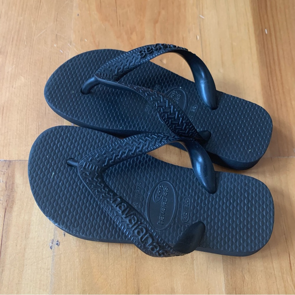 Havaianas 9T Black Flipflops